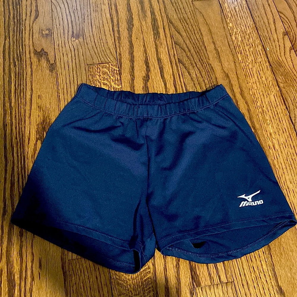 Mizuno dark blue volleyball shorts kids medium